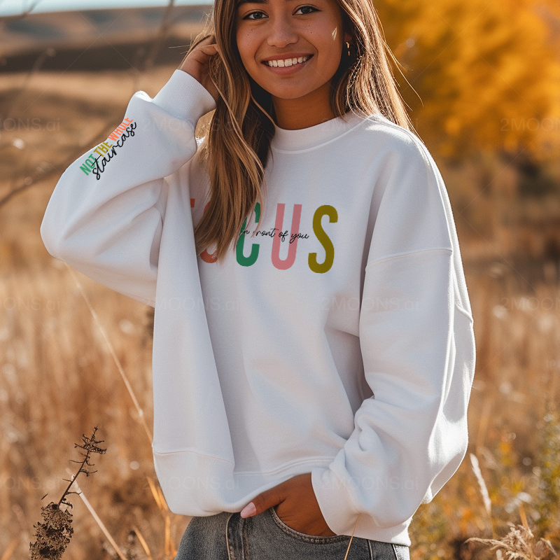 Focus on the steps in front of you