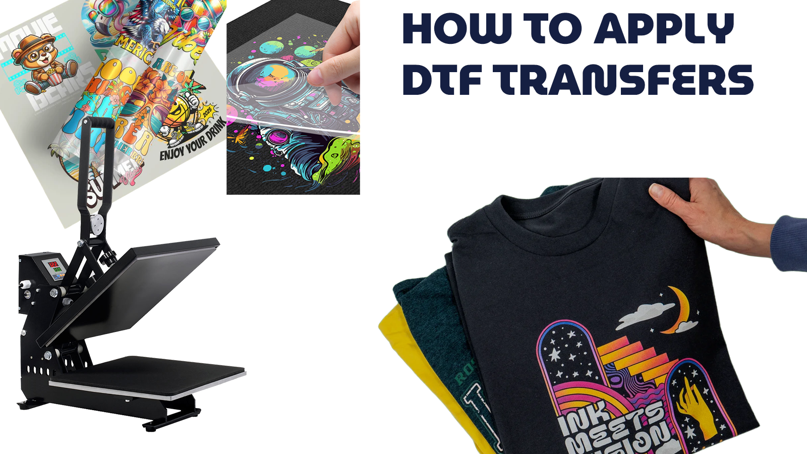 How to Apply DTF Transfers: Heat Press Settings & Tips