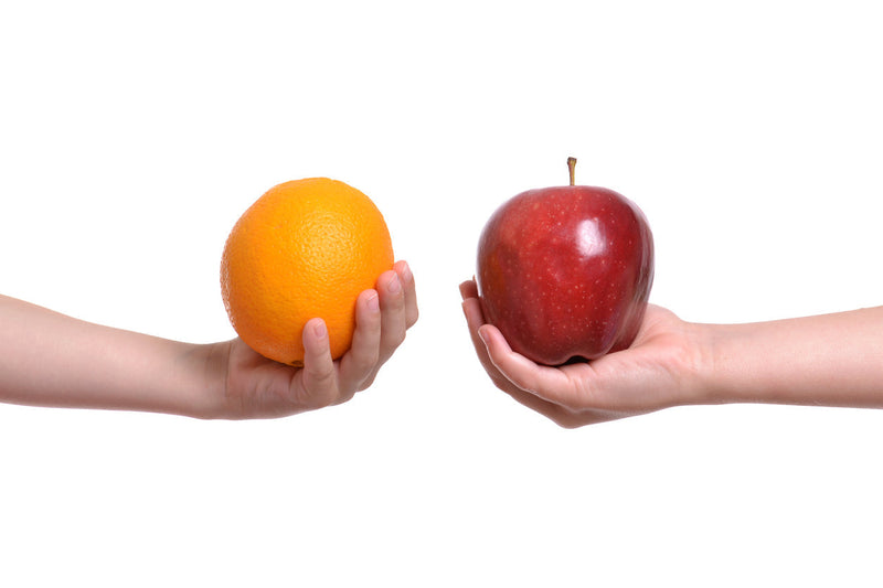 Apples to Oranges