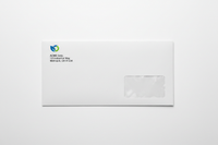 Custom printed envelope with logo