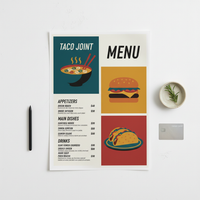 Flat Lay Poster