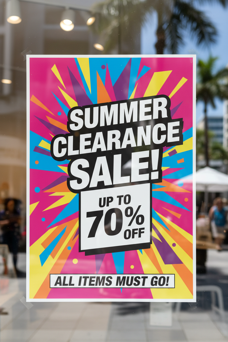 Retail Window Poster