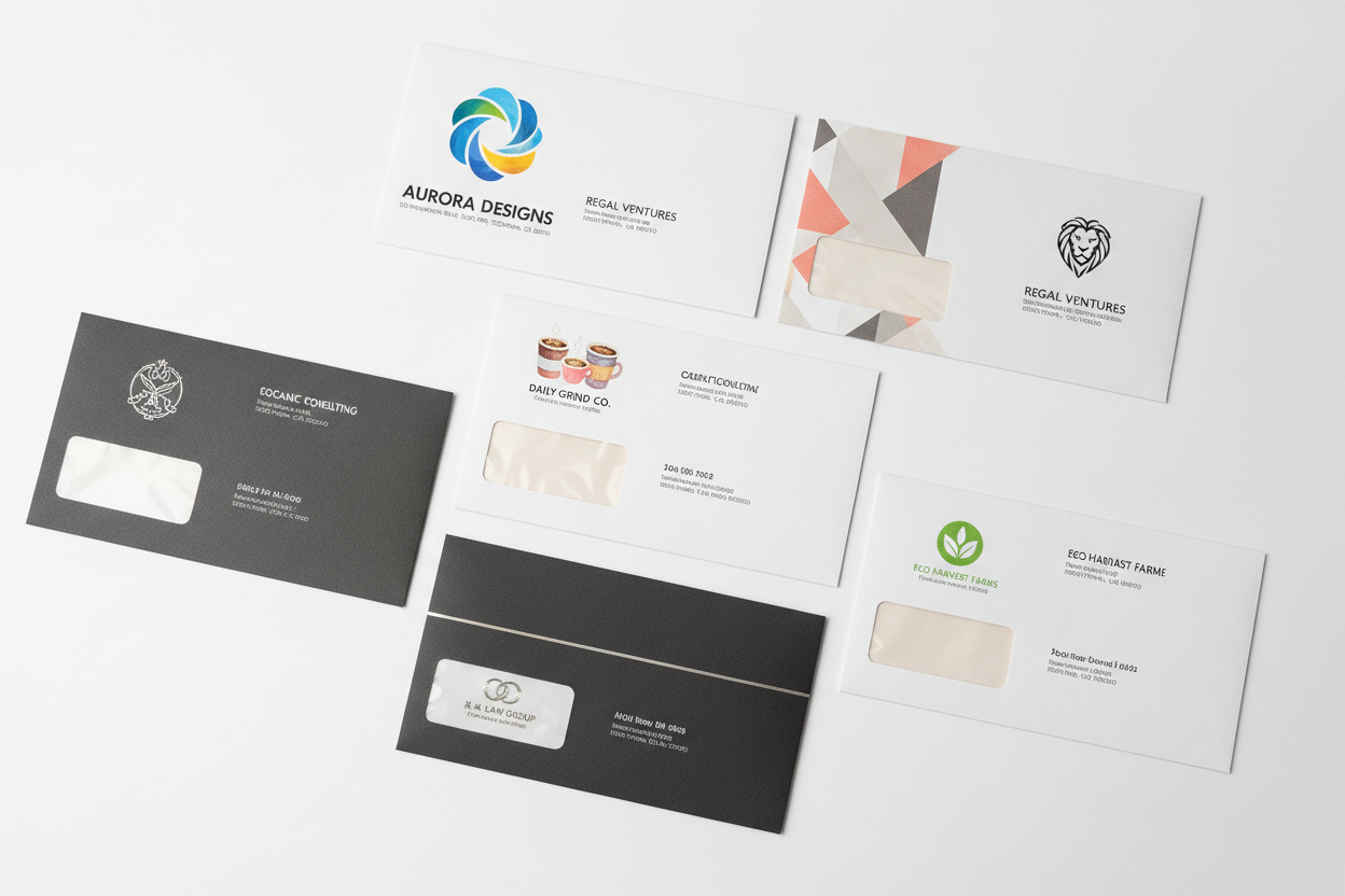 Variety of personalized envelopes