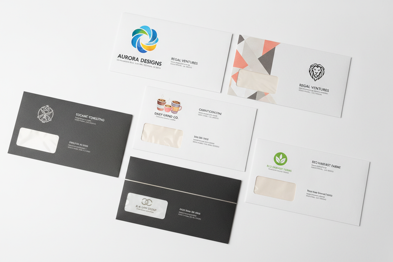 Variety of personalized envelopes